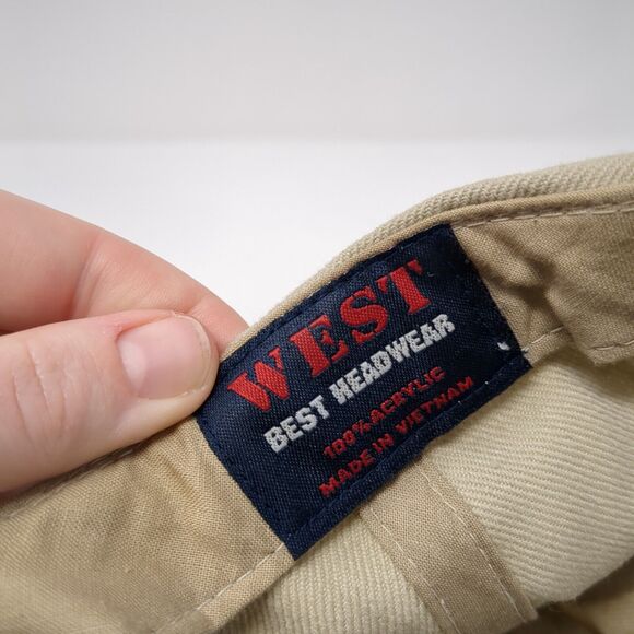 San Diego Strapback Hat Tan One Size Adjustable Embroidered 6 Panel - Picture 8 of 8